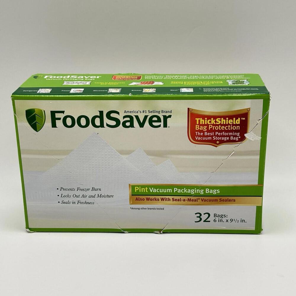 FoodSaver 32 Pint-sized Pre-cut Heat Seal Vacuum Bags - New